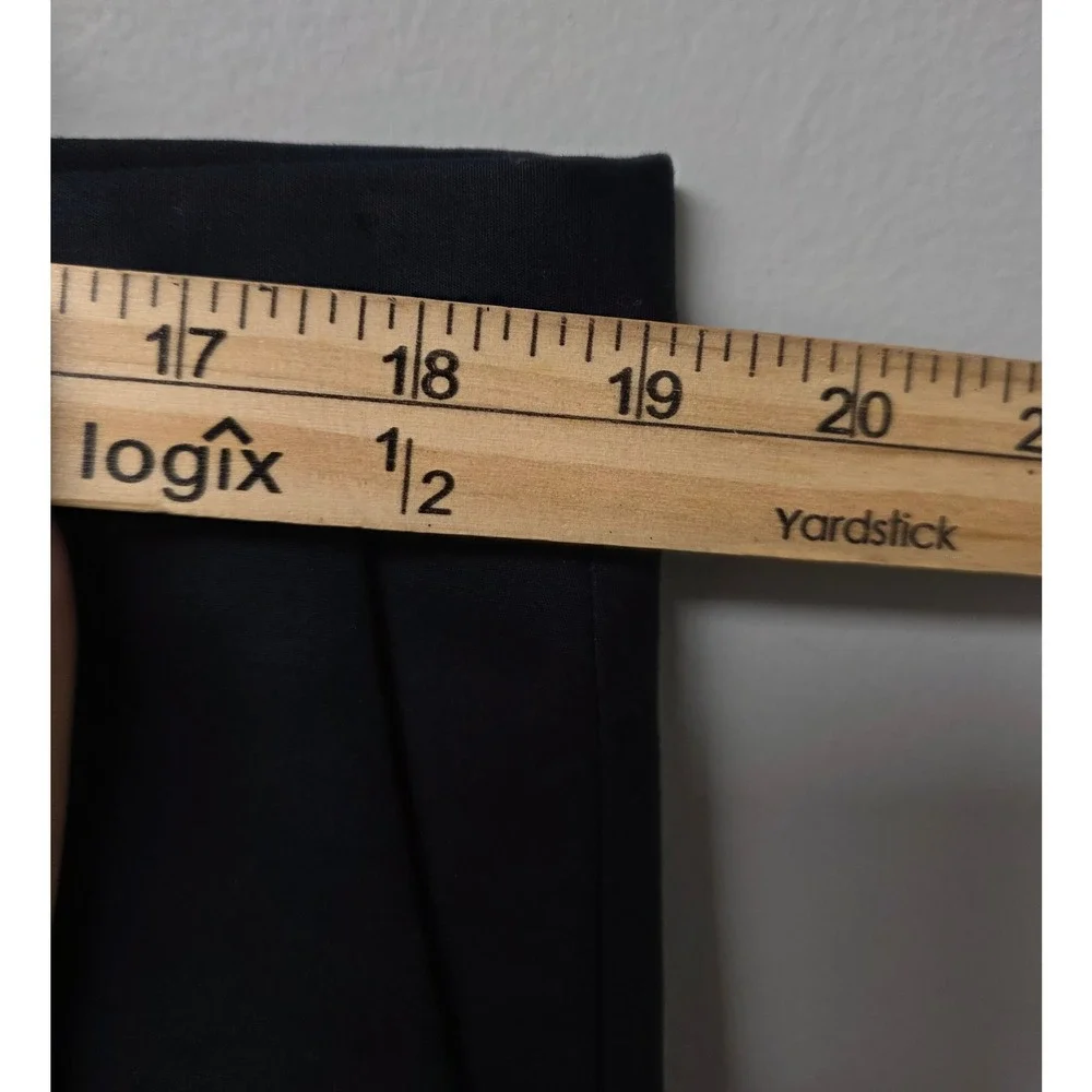 Emporio Armani Navy Pants Men 54 Black Luxury‎ Designer Formal Business Slim Fit